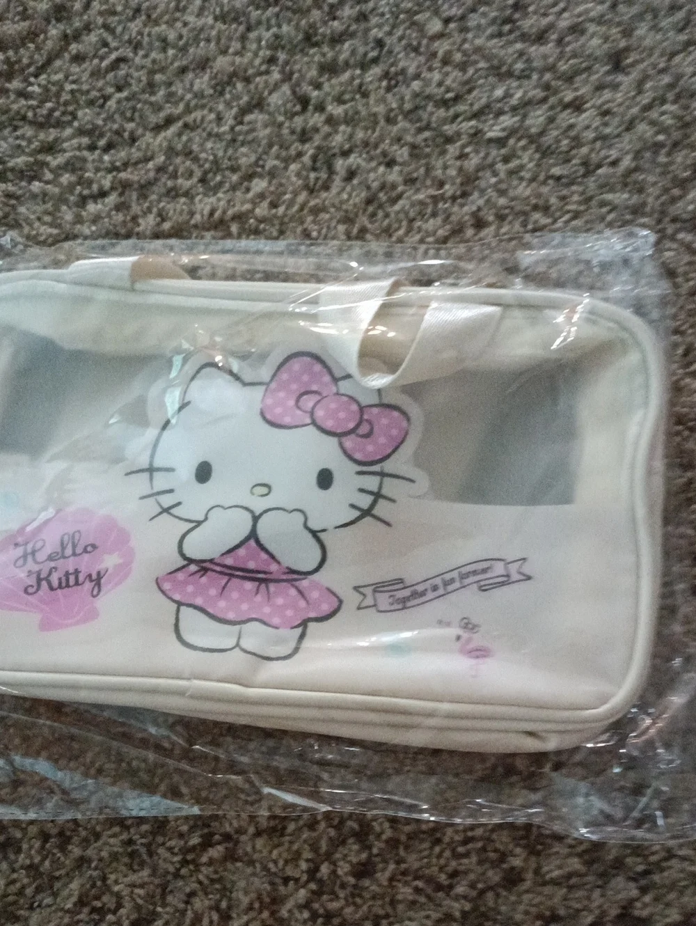 Hello Kitty Pink Kids Cosmetic & Accessory Bag